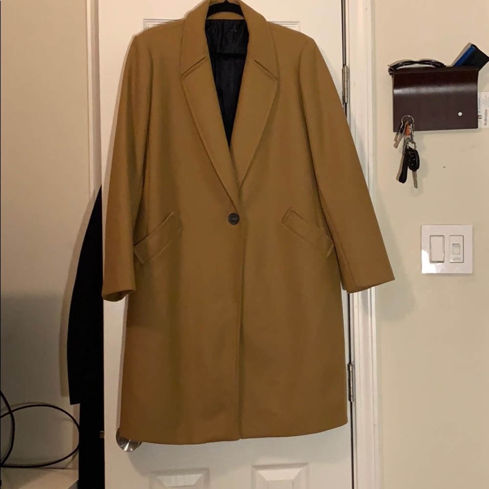 Zara Menswear Camel Coat